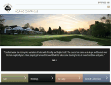 Tablet Screenshot of kingswood-golf.co.uk